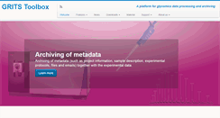 Desktop Screenshot of grits-toolbox.org