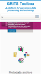 Mobile Screenshot of grits-toolbox.org